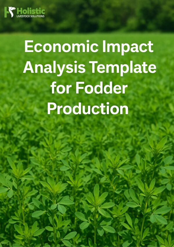 Economic Impact Analysis Template for Fodder Production
