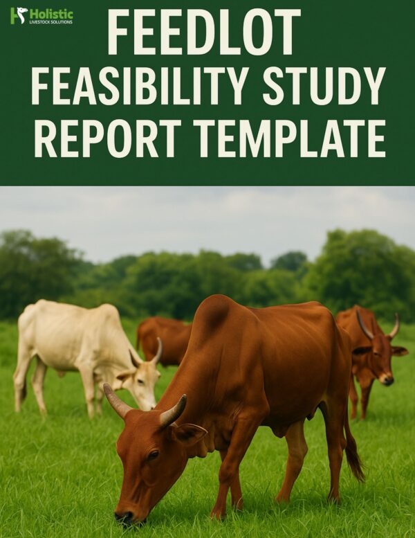 Feedlot Feasibility Study Reporting Template
